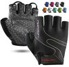 Picture of Tanluhu Cycling Gloves Bike Gloves Biking Gloves Half Finger Bicycle Gloves - Anti-Slip Shock-Absorbing Padded Breathable Road Mountain Bike Glove for Men Women