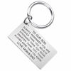 Picture of Inspirational Keychain to My Son Gift from Mom and Dad Always Remember You are Braver than You Believe Birthday Present