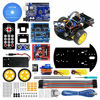 Picture of LAFVIN Smart Robot Car 2WD Chassis Kit with Ultrasonic Module R3 Board,Remote Compatible with Arduino IDE DIY Kit