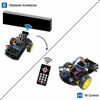 Picture of LAFVIN Smart Robot Car 2WD Chassis Kit with Ultrasonic Module R3 Board,Remote Compatible with Arduino IDE DIY Kit