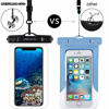 Picture of UNBREAKcable Universal Waterproof Pouch, IPX8 Waterproof Dry Bag Underwater Case for iPhone 12 Pro Max/11/Xs Max/XR/X/8 Plus Galaxy Pixel up to 7", for Beach Kayaking Travel or Bath-2 Pack, Clear