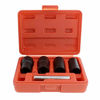 Picture of ABN Twist Socket Set Lug Nut Remover Extractor Tool - 5 Piece Metric Bolt and Lug Nut Extractor Socket Tools