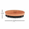 Picture of ZEUS 100% Boar Bristle Pocket Beard Brush for Men, Travel Beard Hair Brush - Made in Germany (SOFT BRISTLES) - N92