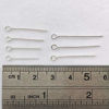 Picture of Chenkou Craft 700pcs Assorted of 7 Sizes Mix Eye Pins for Jewelry Making (Silver, Mix)