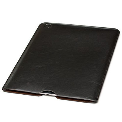 Picture of Dockem Executive Sleeve for iPad Pro 11 (2018/2020) & iPad Air 4 (2020): Premium Synthetic/Vegan Leather Lined with Soft Microfiber Felt: Slim, Simple, Slip-on Tablet Case [Dark Brown]