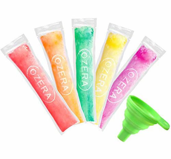 Ice Popsicle Molds Bags Pop Mold Pouch With Zip Seals Foldable