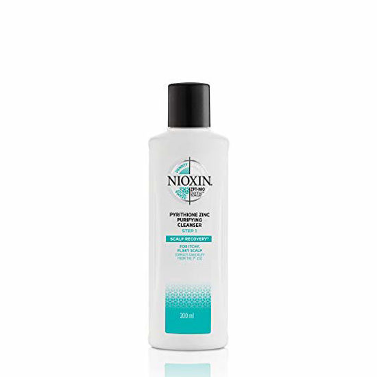 Picture of Nioxin Scalp Recovery Step 1 Medicating Cleanser for Itchy, Flaky Scalp, Anti-Dandruff Shampoo with Pyrithione Zinc, 6.76 oz