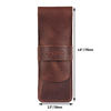 Picture of Londo Genuine Leather Pen and Pencil Case with Tuck in Flap, Stationery Bag