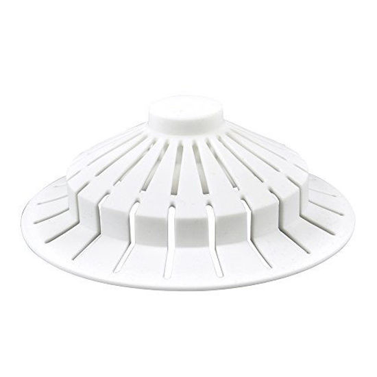 Danco Hair Catcher Bathroom Tub Strainer In White