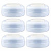 Picture of Maymom Screw Lids Aka Travel Caps with Rewritable Sealing Disc Compatible with Avent, Maymom Wide Mouth Bottles; Cap Replace Avent Natural Bottle Sealing Ring and Sealing Disc, 6pcs.