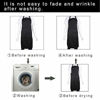 Picture of BIGHAS Adjustable Bib Apron with Pocket Extra Long Ties for Women Men, 18 Colors, Chef, Kitchen, Home, Restaurant, Cafe, Cooking, Baking (White)