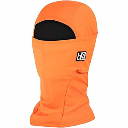 Picture of BLACKSTRAP Expedition Hood Balaclava Face Mask, Dual Layer Cold Weather Headwear for Men and Women for Extra Warmth (Bright Orange)