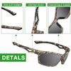 Picture of Camo Sports Sunglasses Men Polarized,with TR90 Super Lightweight Frame for Fishing Hunting Cycling