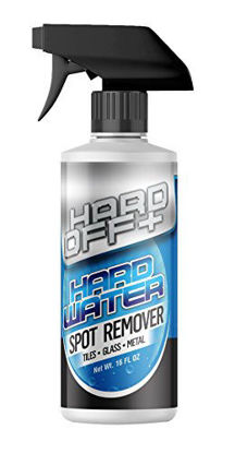 Picture of Hard Off+ Hard Water Stain and Spot Remover For Bathroom, Shower Doors, Glass, Tile and Metal 16oz