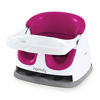 Picture of Ingenuity Baby Base 2-in-1 Booster Feeding and Floor Seat with Self-Storing Tray - Pink Flambe