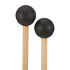 Picture of Shappy Bell Mallets Glockenspiel Sticks, Rubber Xylophone Mallet Percussion with Wood Handle, 15 Inch Long (Black)