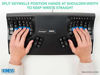 Picture of Kinesis Advantage2 Ergonomic Keyboard (KB600), Black top case, Cherry MX Brown Switches, QWERTY keycaps