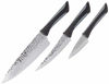 Picture of Kai 3 Piece Luna Essential Knife Set with Sheath, Silver, Chef, Utility, and Paring Knives