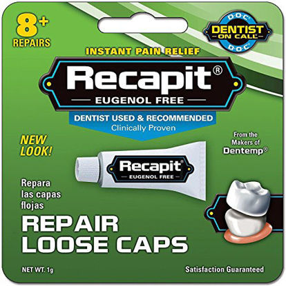 Picture of Recapit Loose Cap Dental Repair - 8 Repairs, Pack of 2