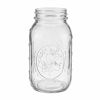 Picture of Tebery 6 Pack Clear Glass Jars Ball Mason Jars, 32 oz Canning Glass Jars with Regular Mouth Lids