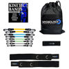 Picture of Kinetic Bands Level 1 | Speed Leg Resistance Bands with Stretching Strap - For All Sports Men Women Kids Agility Training Equipment, Strength, Exercise & Fitness Workout - Youth Athletes, Ages 12 & Under