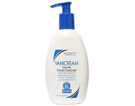 Picture of Vanicream Gentle Facial Cleanser with Pump Dispenser | Fragrance, Gluten and Sulfate Free | For Sensitive Skin | 8 Fl Oz