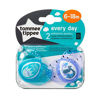 Picture of Tommee Tippee Closer to Nature Everyday Baby Pacifier, Boy, Blue, 6-18 Months, 2 Count, BPA-Free (Designs May Vary)