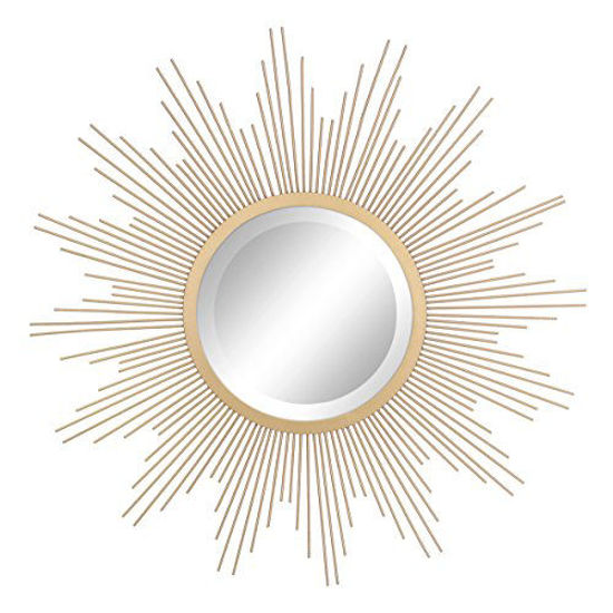 Picture of Stonebriar Sunburst Wall mirror, 24 Inch, Gold