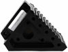 Picture of MAXXHAUL 70472 Solid Rubber Heavy Duty Black Wheel Chock 2-Pack, 8" x 4" x 6"