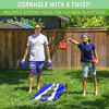 Picture of GoSports Tri Toss Cornhole Game | Fun New Portable Indoor & Outdoor Bean Bag Toss Game Set for Kids & Adults, Red; Blue (CH-05-TRITOSS)