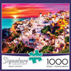 Picture of Buffalo Games - Signature Collection - Dreamy Santorini - 1000 Piece Jigsaw Puzzle Orange,white,brown,green, 26.75"L X 19.75"W