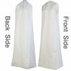 Picture of Semapak Pack of 3 X Large White Non Woven Bridal Wedding Gown Dress Garment Bag, Full Length Dress Bags with 15" Gusset