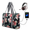 Picture of Laptop Tote Bag for Women 17.3" RFID Work Handbag Duffel Girls Travel Fits Notebook, MacBook