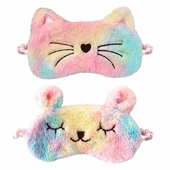 Plush Blindfold Plush Eye Blindfolds For Sleep Nap Eye Cover For