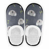 Picture of SUABO Cotton Slippers for Womens Mens, Koala Washable Home Shoes Non-Slip Slippers for Travel,Spa,Hotel, M