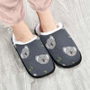 Picture of SUABO Cotton Slippers for Womens Mens, Koala Washable Home Shoes Non-Slip Slippers for Travel,Spa,Hotel, M