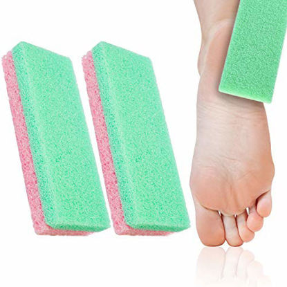 Picture of Karlash Professional Pedicure Foot Pumice Stone for Feet Skin Callus Remover and Scrubber for Dead Skins 2 Sided (Pack of 1)