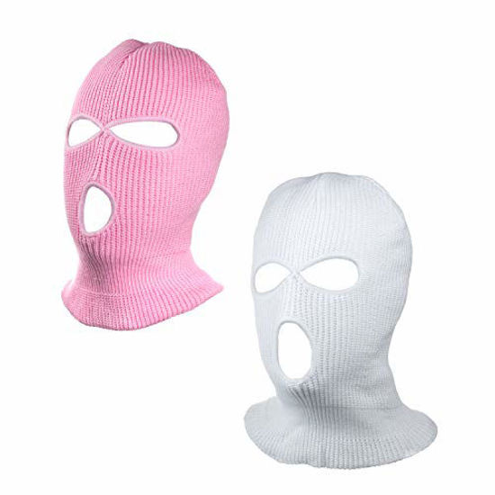 Picture of SUNTRADE 3-Hole Full Face Cover Ski Mask,Ski Face Mask Balaclava for Winter Outdoor Sports,Set of 2