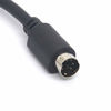 Picture of PS/2 to AT Keyboard Cable Adapter - 6 Pin Mini Din Male to 5 Pin MIDI Female Keyboard Adaptor