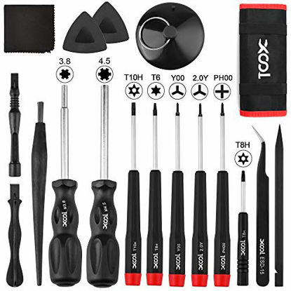 Picture of Tri-point Screwdriver 17 in 1 Professional Screwdriver Game Bit Repair Tools Kit for Switch/Switch Lite/JoyCon, NES/SNES/DS/DS Lite/Wii/GBA