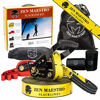 Picture of Slackline kit 65ft Complete with Tree & Ratchet Protectors Optional Training Line Arm Trainer Carry Bag, Zen Maestro Instruction Booklet Outdoor Backyard Fun for Kids and Adults