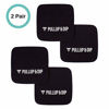 Picture of PULLUP & DIP Neoprene Grip Pads for Weightlifting [Set of 4], Workout Pads, The Alternative to Gym Workout Gloves, Gym Pads for Weightlifting & Calisthenics, No More Sweaty Gym Gloves