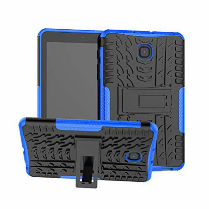 Picture of Maomi for Samsung Galaxy Tab A 8.0 inch Case 2018 Release ( Model:SM-T387),Kickstand Heavy Duty Cover [Not fit 2017 Released SM-T380/T385] (Blue)