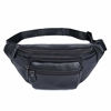 Picture of Polare Napa Cowhide Leather Fanny Pack Waist Bag For Outdoor Travel Camping Cycling Running