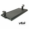 Picture of EHO Clamp-On Under Desk Keyboard Tray Underdesk Extender Table Attachment - Large Size, 27.5" x 12.25" for Work from Home Office Accessories