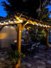 Picture of Brightech Ambience Pro - Waterproof, Solar Powered Outdoor String Lights - 27 Ft Vintage Edison Bulbs Create Bistro Ambience On Your Patio - Commercial Grade, Shatterproof - 1W LED, Soft White Light