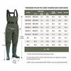 Picture of FISHINGSIR HISEA Fishing Waders for Men with Boots Womens Chest Waders Waterproof for Hunting with Boot Hanger