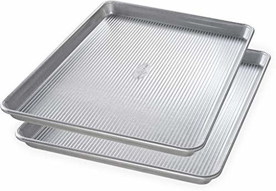 Picture of USA Pan Bakeware Half Sheet Pan, Set of 2, Aluminized Steel