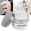 Picture of Temporary White Hair Color Wax, EFLY Instant Hairstyle Cream 4.23 oz Hair Pomades Hairstyle Wax for Men and Women (white)