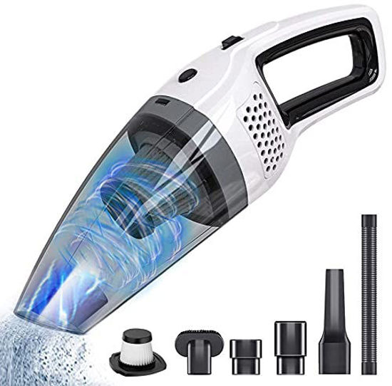 Picture of Handheld Cordless Vacuum Cleaner, BOLWEO DC 12V Portable Car Vacuum Cleaner, Strong Suction High Power Hand Vacuum, Lightweight Dry Wet Amphibious Vehicle Cleaner